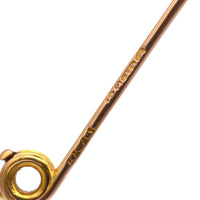 Edwardian 9ct Gold, Pink Sapphire and Natural Split Pearl Flower Basket Brooch | Parkin and Gerrish (UK)