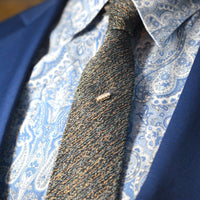 Edwardian Dutch Platinum & 14ct Gold, Five Pearl and Diamond Diagonal Tie Pin | Parkin and Gerrish (UK)