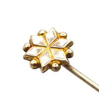 Edwardian Gold Plated Star Tie Pin | Parkin and Gerrish (UK)