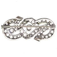French Art Deco Silver Paste Brooch | Parkin and Gerrish (UK)