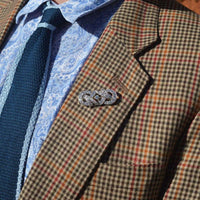 French Art Deco Silver Paste Brooch | Parkin and Gerrish (UK)