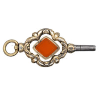 Large Regency Gold Cased Watch Key with Carnelian | Parkin and Gerrish (UK)
