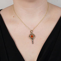 Large Regency Gold Cased Watch Key with Carnelian | Parkin and Gerrish (UK)