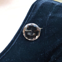 Large Victorian Silver and Rutilated Quartz