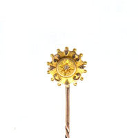 Late Victorian 15ct Gold Star Tie Pin | Parkin and Gerrish (UK)