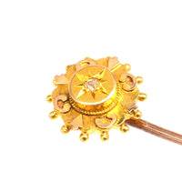 Late Victorian 15ct Gold Star Tie Pin | Parkin and Gerrish (UK)