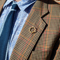 Mid 20th Century Gold and Cultured Pearl Laurel Wreath Brooch | Parkin and Gerrish (UK)