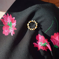 Mid 20th Century Gold and Cultured Pearl Laurel Wreath Brooch | Parkin and Gerrish (UK)