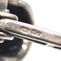 Modern Silver Skull cufflinks | Parkin and Gerrish (UK)