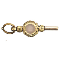 Regency Gold Cased Watch Key with Carnelian and White Chalcedony | Parkin and Gerrish (UK)