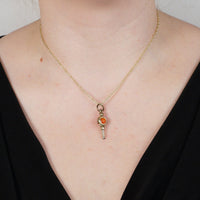 Regency Gold Cased Watch Key with Carnelian and White Chalcedony | Parkin and Gerrish (UK)