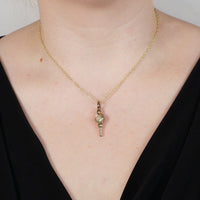 Regency Gold Cased Watch Key with Carnelian and White Chalcedony | Parkin and Gerrish (UK)