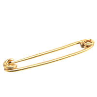 Vintage 9ct Gold Stock / Safety Pin Brooch by Cropp and Farr | Parkin and Gerrish (UK)