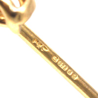 Vintage 9ct Gold Stock / Safety Pin Brooch by Cropp and Farr | Parkin and Gerrish (UK)