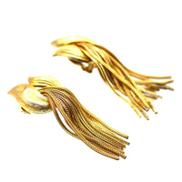 Trifari Demi - Parure Set of 1950s Gold - Tone Knot and Tassel Necklace and Earrings | Parkin and Gerrish (UK)