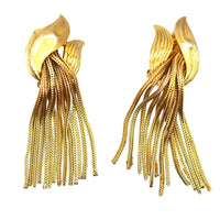 Trifari Demi - Parure Set of 1950s Gold - Tone Knot and Tassel Necklace and Earrings | Parkin and Gerrish (UK)