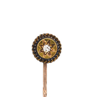 Victorian 15ct Gold & Diamond Tie Pin with Star Motif | Parkin and Gerrish (UK)
