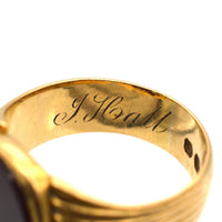Victorian 18ct Gold Signet Ring with Carnelian | Parkin and Gerrish (UK)