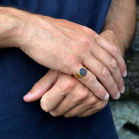 Victorian 18ct Gold Signet Ring with Carnelian | Parkin and Gerrish (UK)