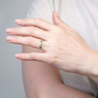 Victorian 18ct Gold & Turquoise Eternity Ring | Parkin and Gerrish (UK)