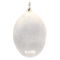 Vintage Silver Saint Christopher Oval Pendant | Parkin and Gerrish (UK)