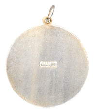 Vintage Silver Saint Christopher's Round Pendant | Parkin and Gerrish (UK)