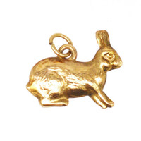 Vintage Slade & Kempton 9ct Gold Bunny Rabbit Charm Pendant | Parkin and Gerrish (UK)