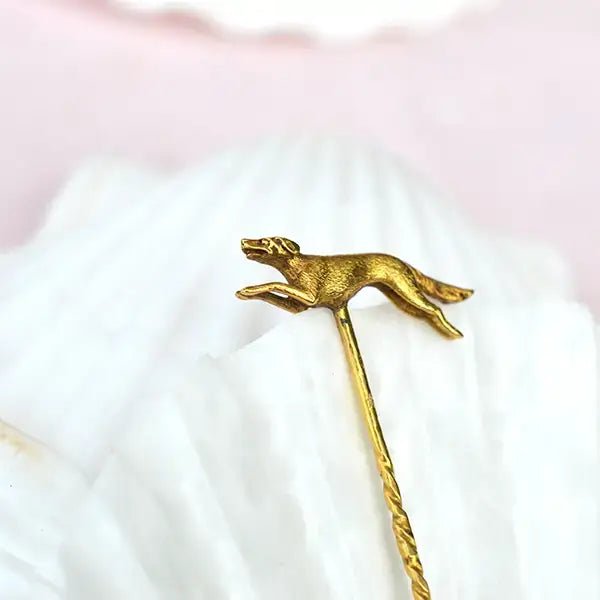 Vintage Krementz U.S.A. Gold Tone Tie Clip