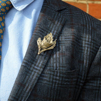 1940s Chrome and Marcasite Floral Brooch | Parkin and Gerrish (UK)