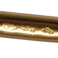 1940s French 18ct Gold Cultured Pearl Double Ended Cufflinks | Parkin and Gerrish (UK)