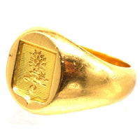 Antique French 18ct Gold Signet Ring | Parkin and Gerrish (UK)