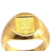 Antique French 18ct Gold Signet Ring | Parkin and Gerrish (UK)