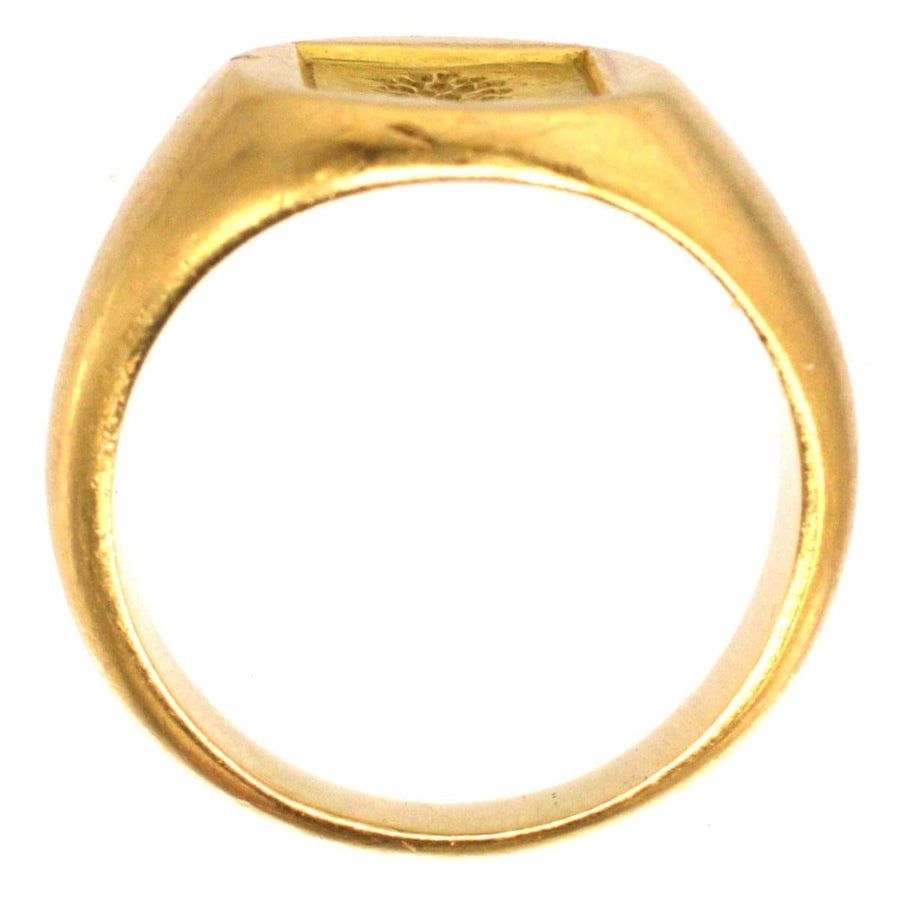 Antique French 18ct Gold Signet Ring | Parkin and Gerrish | Antique & Vintage Jewellery