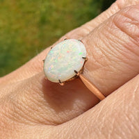 Art Deco 18ct Gold Opal Ring | Parkin and Gerrish (UK)