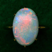 Art Deco 18ct Gold Opal Ring | Parkin and Gerrish (UK)