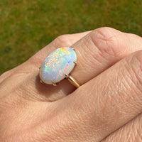 Art Deco 18ct Gold Opal Ring | Parkin and Gerrish (UK)