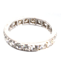 Art Deco 18ct White Gold Diamond Eternity Ring | Parkin and Gerrish (UK)
