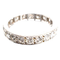 Art Deco 18ct White Gold Diamond Eternity Ring | Parkin and Gerrish (UK)