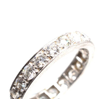 Art Deco 18ct White Gold Diamond Eternity Ring | Parkin and Gerrish (UK)