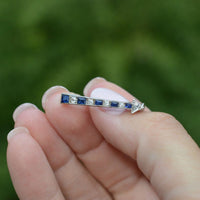 Art Deco French Sapphire and Diamond Arrow Brooch | Parkin and Gerrish (UK)