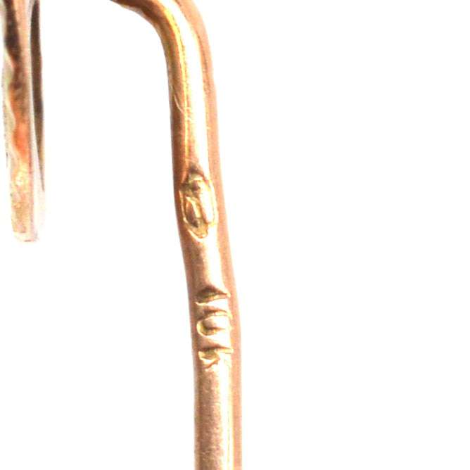 Early 20th century Arts and Crafts 10K Sapphire Tie Pin | Parkin and Gerrish | Antique & Vintage Jewellery