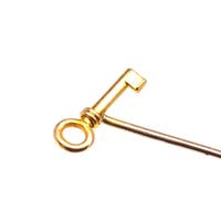 Edwardian 15ct Gold Key Tie Pin | Parkin and Gerrish (UK)