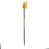 Edwardian 18ct Gold Royal Norfolk Regiment Britannia Tie Pin | Parkin and Gerrish (UK)
