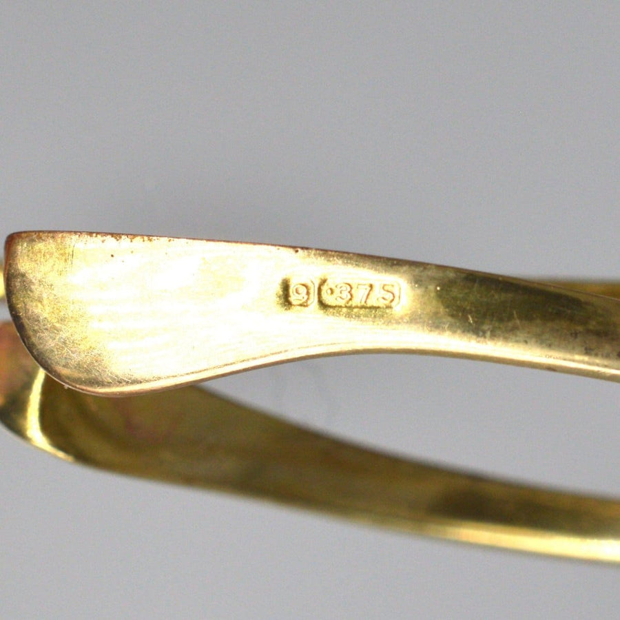 Edwardian 9ct Gold Large Wishbone on a 14ct Gold Tie Pin | Parkin and Gerrish | Antique & Vintage Jewellery