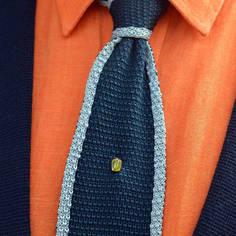 Edwardian 9ct Gold Peridot Tie Pin | Parkin and Gerrish | Antique & Vintage Jewellery