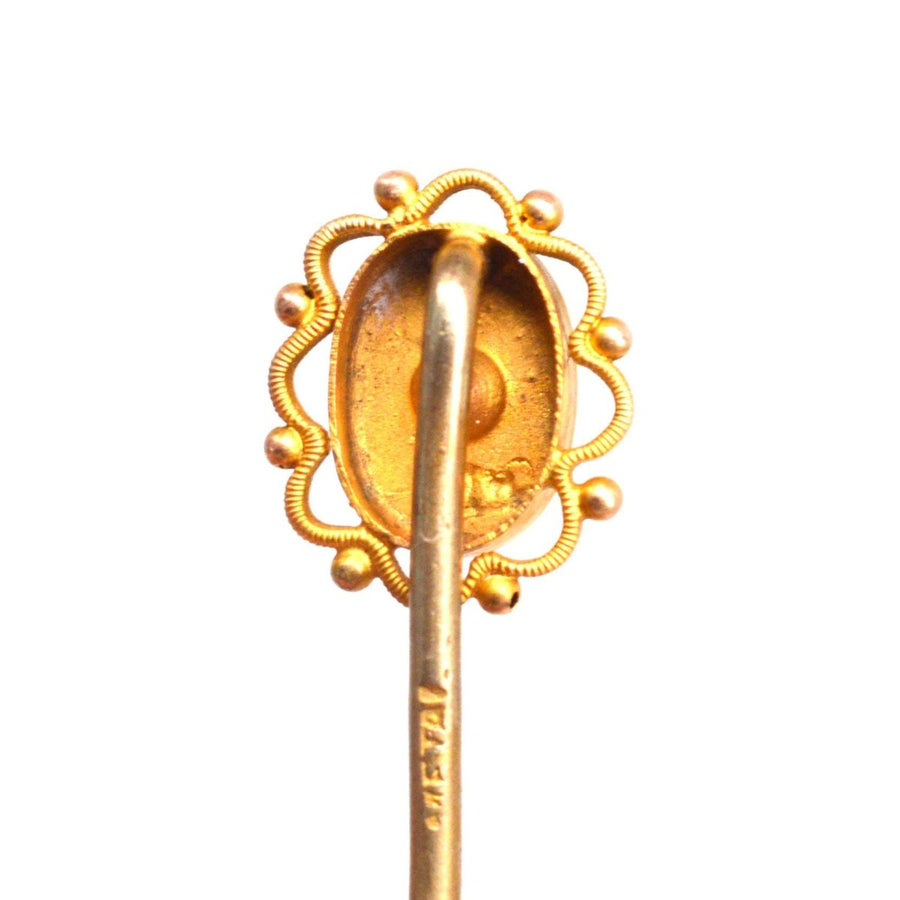 Edwardian 9ct Gold Ruby Star Tie Pin | Parkin and Gerrish | Antique & Vintage Jewellery
