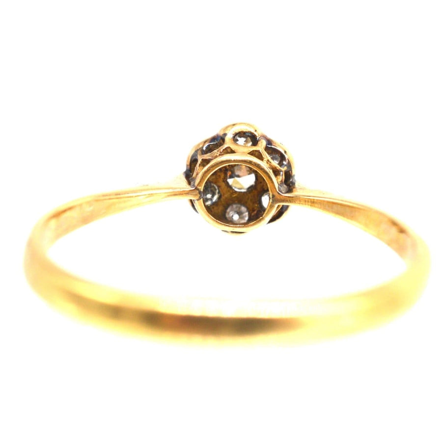 Edwardian Diamond Daisy Cluster Ring | Parkin and Gerrish | Antique & Vintage Jewellery