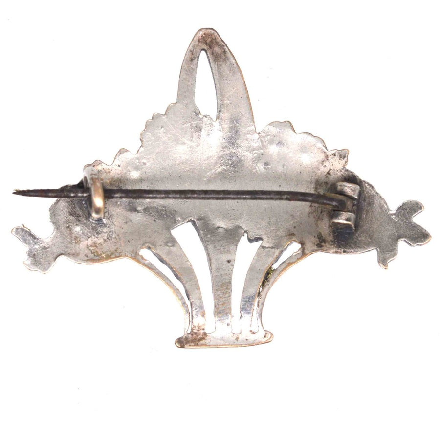 Edwardian Silver Coloured Paste Giardinetti Brooch | Parkin and Gerrish (UK)