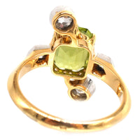 French Belle Epoque Peridot and Diamond Ring | Parkin and Gerrish (UK)