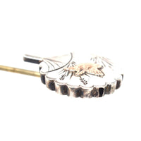 Late 19th Century Aesthetic Period Bird Fan Tie Pin | Parkin and Gerrish (UK)